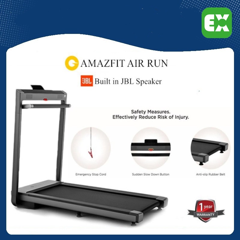Amazfit AirRun Smart Home Treadmill work out with JBL SURROUND SOUND SPEAKER