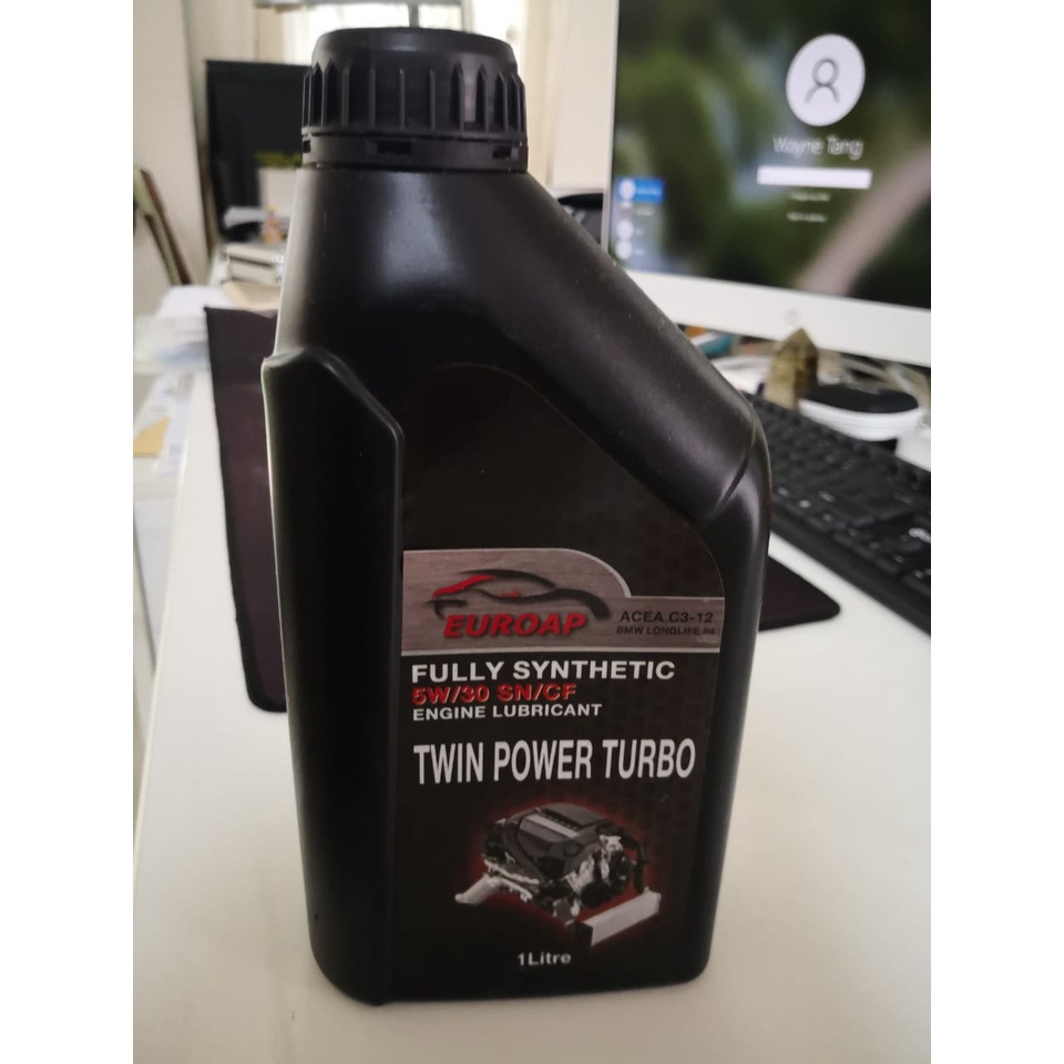 BMW 320i 328i 520i 528i 2.0 TWIN POWER TURBO ENGINE OIL + OIL FILTER