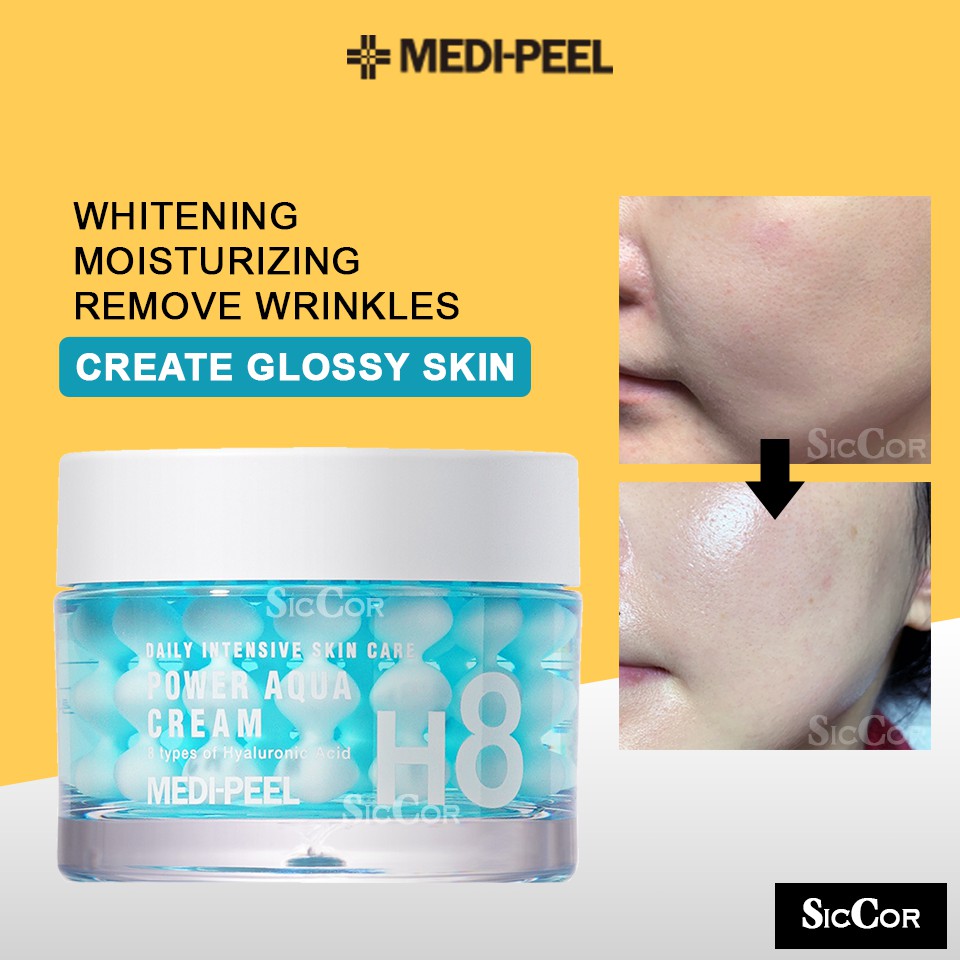 [READY STOCK] MediPeel H8 Power Aqua Cream (Medi-Peel) Moisturizing ...