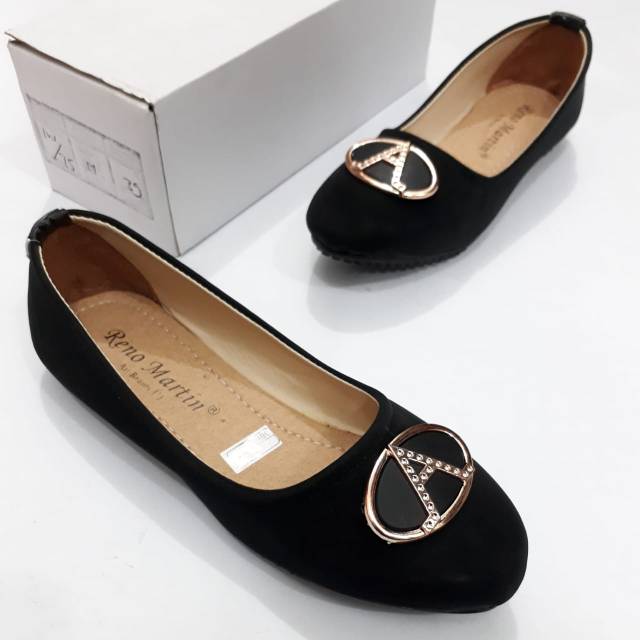 Women's flat shoes, Rheno Martin symbol girls' flat shoes A size 36 - 40 free box