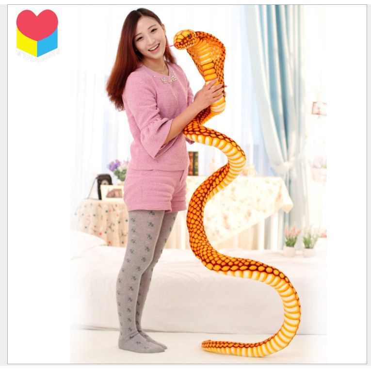 stuffed king cobra