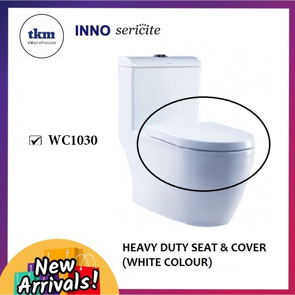 Inno Sericite Heavy Duty D Shape Soft Close Closing Toilet Seat And Cover For Sericite Wc1026 Wc1030 Wc1033 Wc1038 Shopee Malaysia