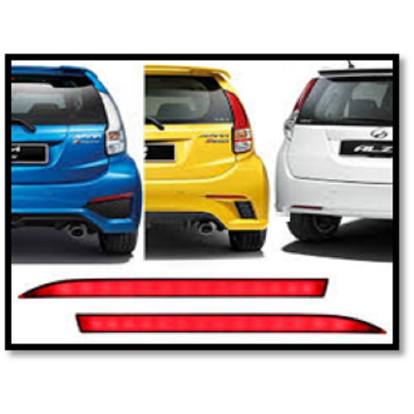 Perodua Myvi Lagi Best Rear Bumper Reflector Light Led Shopee Malaysia