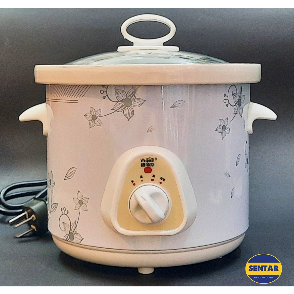 [100% Original] Multifunction Electric Stew Pot With Ceramic Pot (1.5L/3.5L/4.5L) *Free Universal Adapter