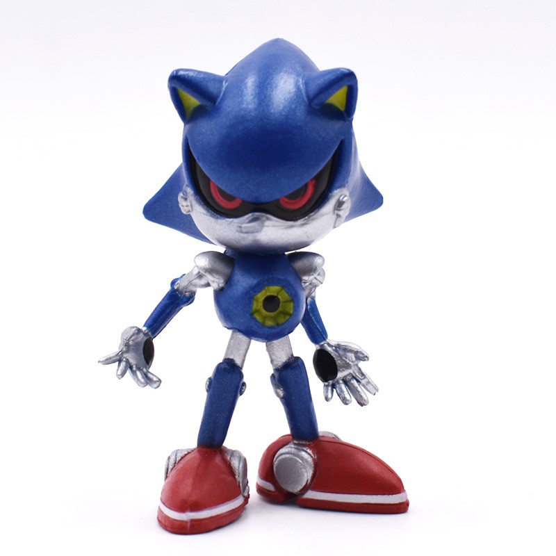 6Pcs Sonic PVC Figures cake topper collection