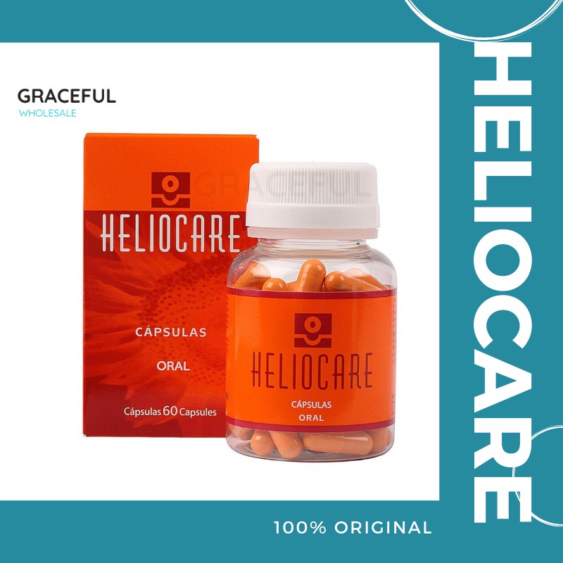 *READY STOCK* Heliocare Oral Capsules 60’s Oral Sunblock Sunscreen ...