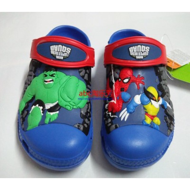 Crocs spiderman & hulk | Shopee Malaysia