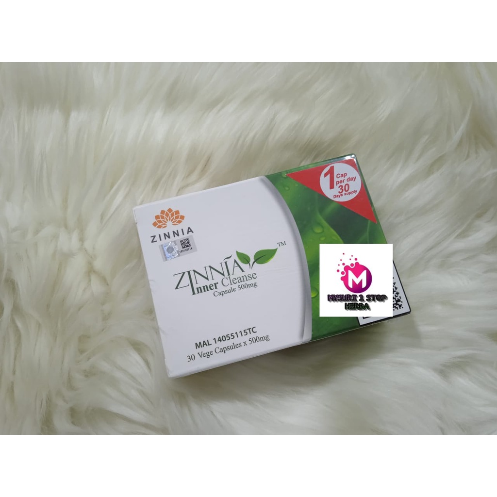 Vtox Zinnia Inner Cleanse 30 Veg Caps X 500mg