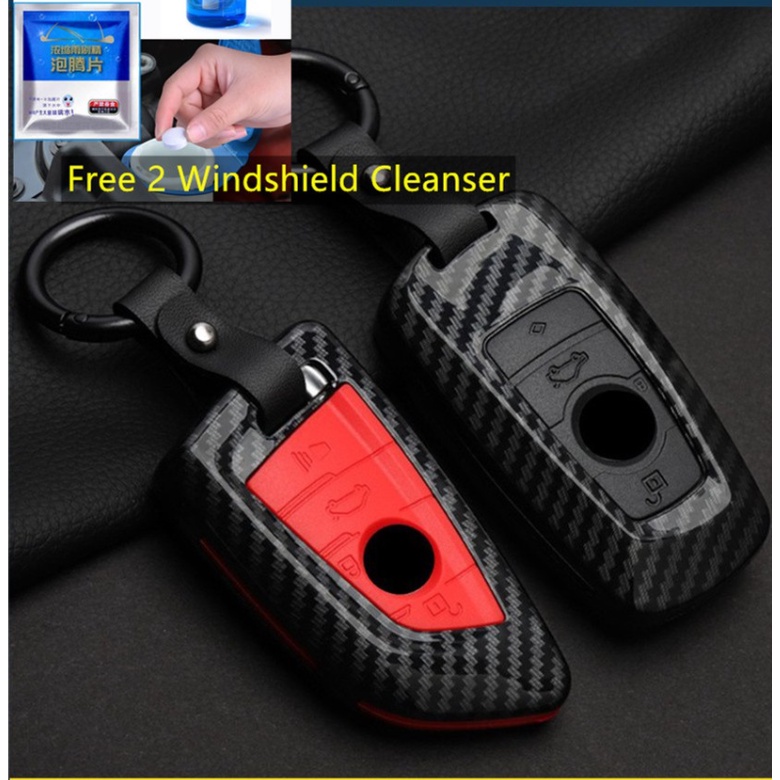 BMW Carbon Fiber key case Cover 1 2 3 4 5 6 7 Series X1 X3 X4 X5 X6 F30 F34 F10 F07 F20 G30 F15