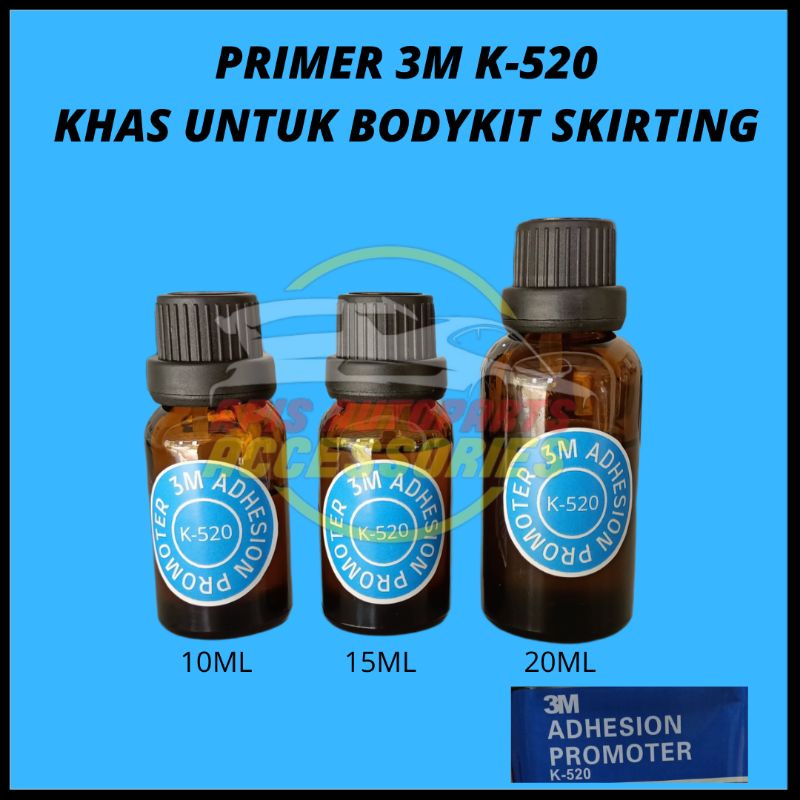 PRIMER 3M K-520 (KHAS UNTUK BODYKIT SKIRTING) 30ML PGMall