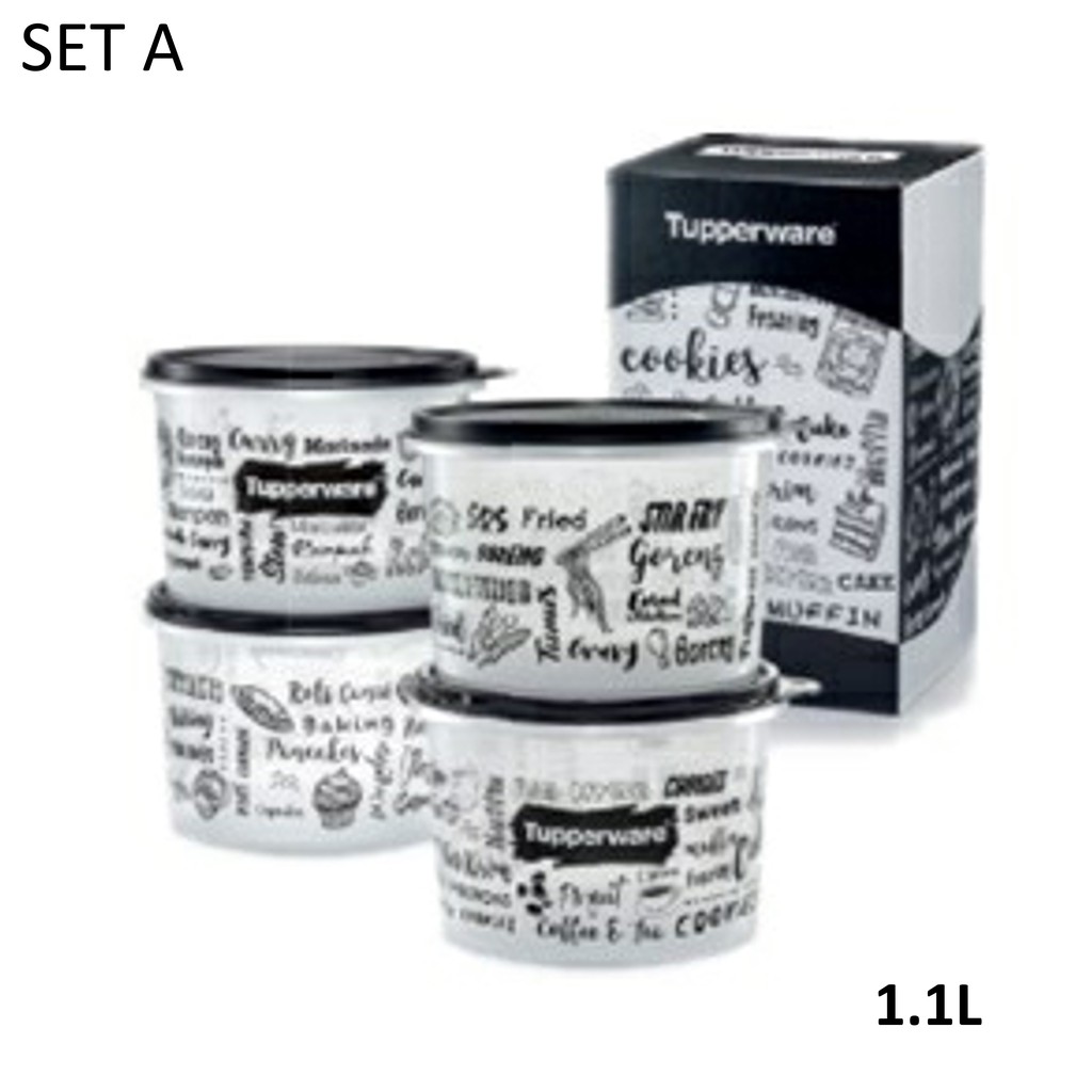 Tupperware Trendz Kitchenette Set (4) PWP Junior Set with Hang On Spoon (4)