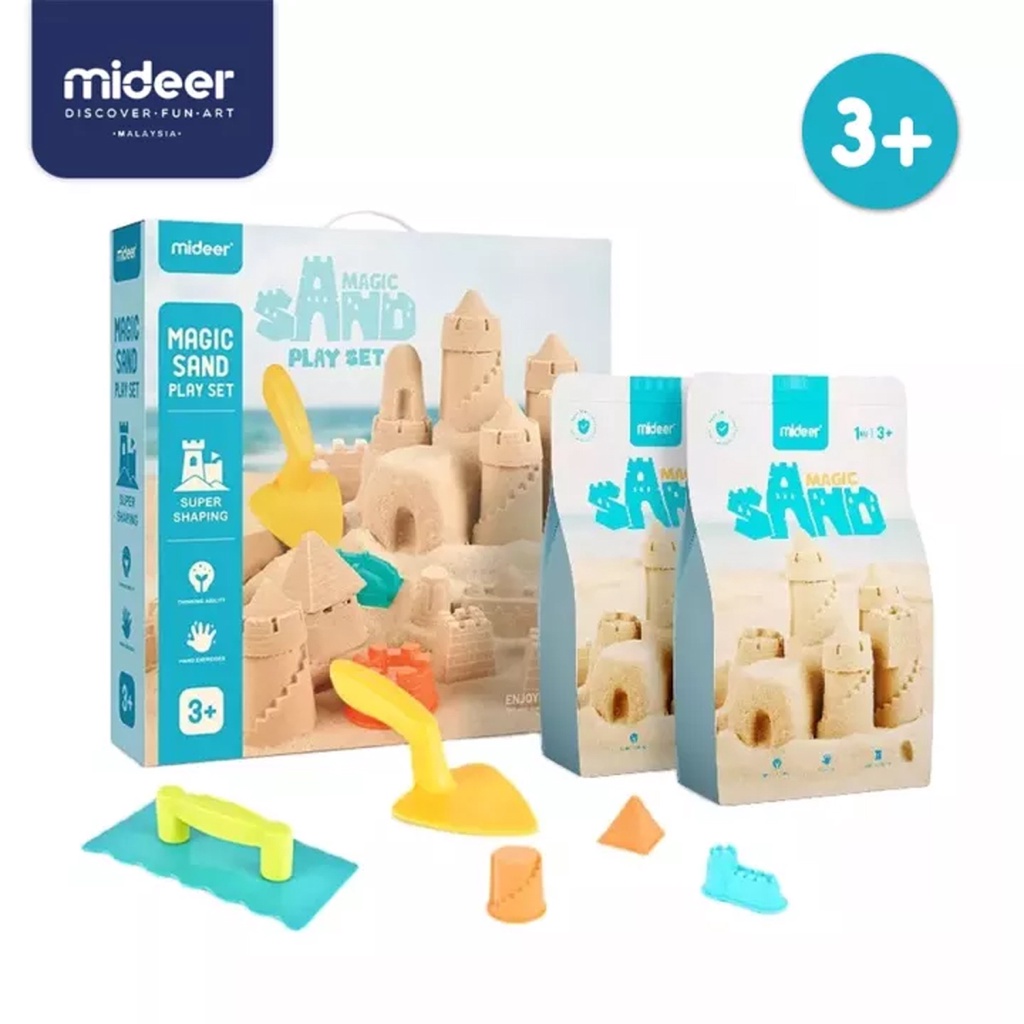 Mideer Magic Sand Play Set Sand With 25 Accessories (2kg) Shopee Malaysia