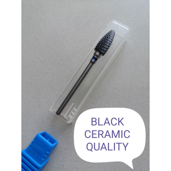 Dental lab 2.35mm Black Ceramic Acrylic denture trimming trimmer bur