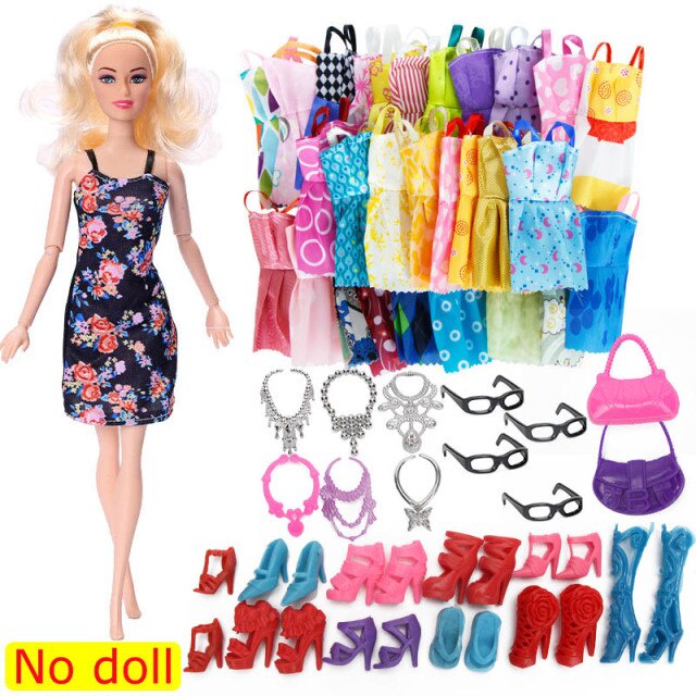 barbie dolls shoes and bag accessory set