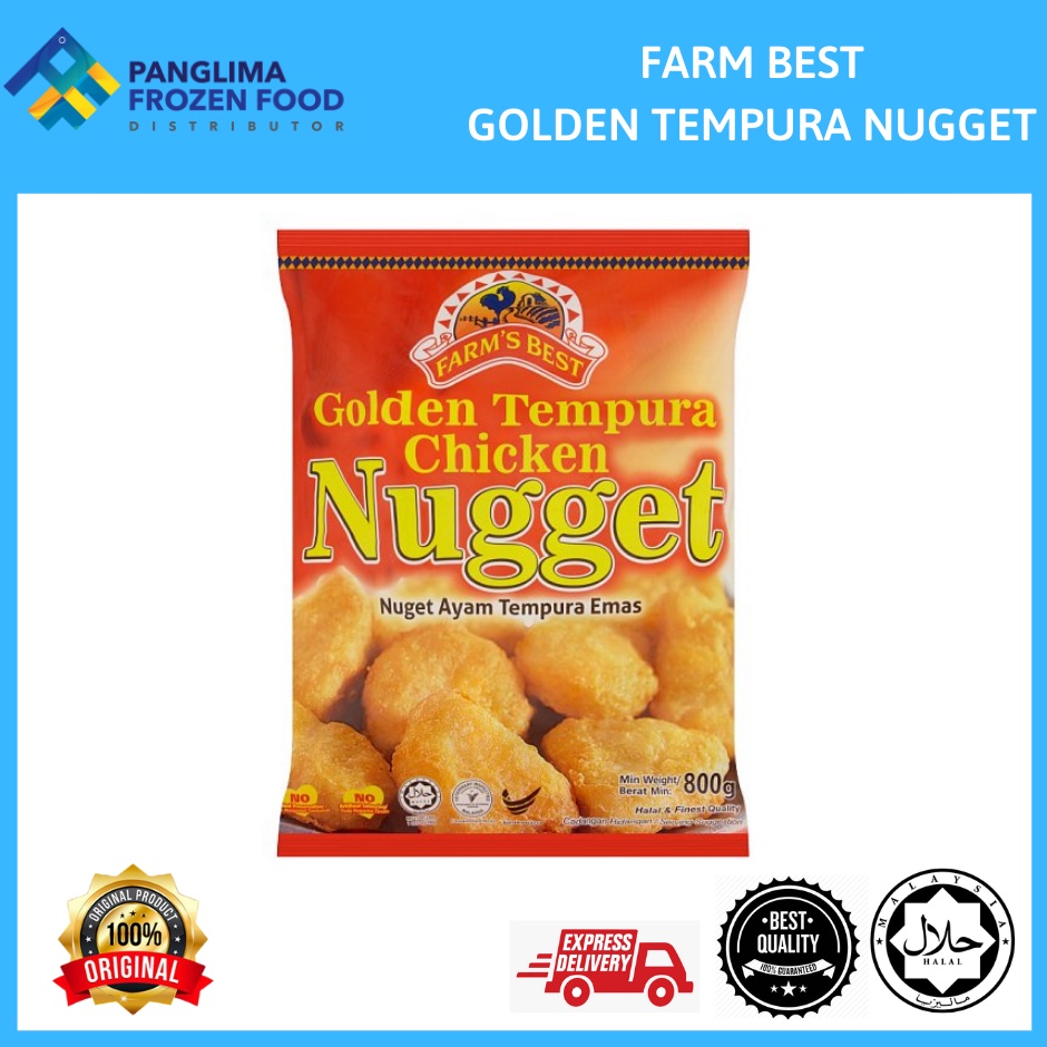 FARM'S BEST GOLDEN TEMPURA CHICKEN NUGGET (800G) [KLANG VALLEY ONLY