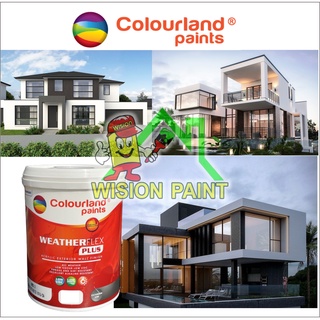 (5L) Weatherflex Plus / Colourland Paints / Acrylic Exterior Wall ...