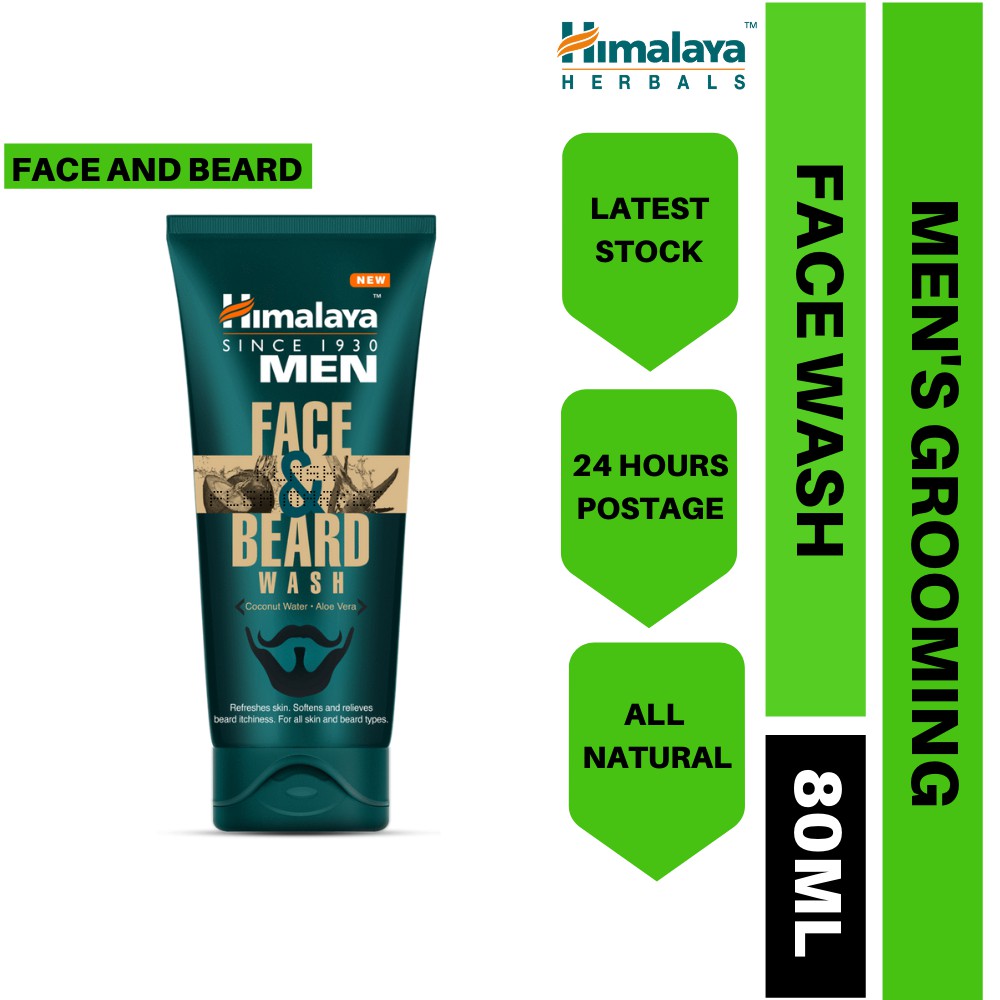 himalaya face beard wash