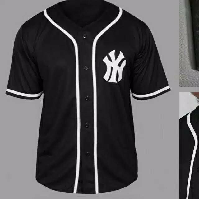 black and white baseball jersey