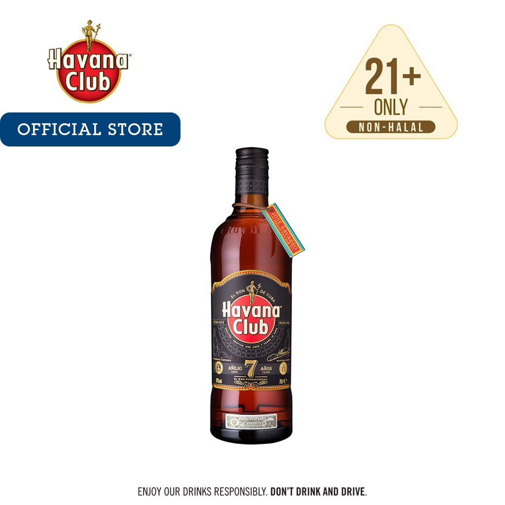 Havana Club 7 Years Old Rum Cuba Bottle (750ml) | Shopee Malaysia