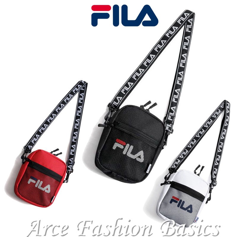 fila logo sling bag