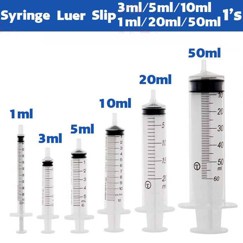 Terumo Syringe Luer Slip 1ml cc 3ml 3cc 5ml 5cc 10ml 10cc 20ml cc 30ml 