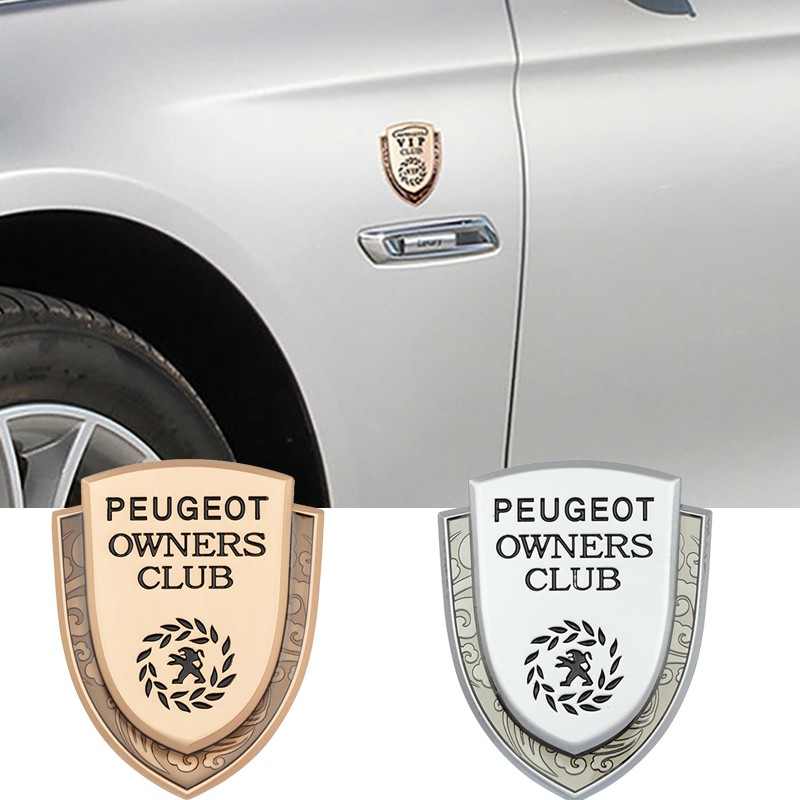 Peugeot 301 3008 2008 208XS 308GTi Car 3D Metal Shield Decal Badge Rear  Trunk Emblem Sticker Auto Exterior Accessories | Shopee Malaysia