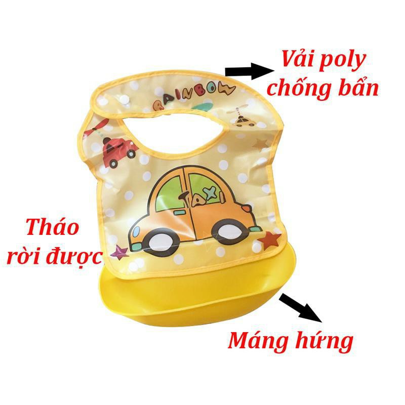 Bibs with Removable Trough