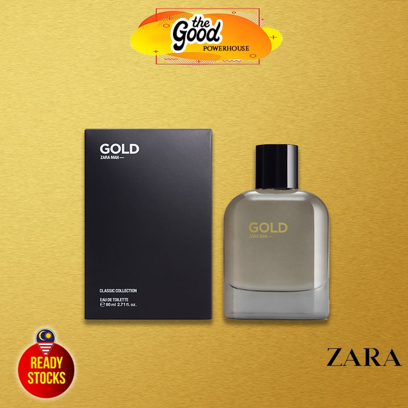 ZARA MAN PERFUME MAN GOLD 80ml Shopee Malaysia