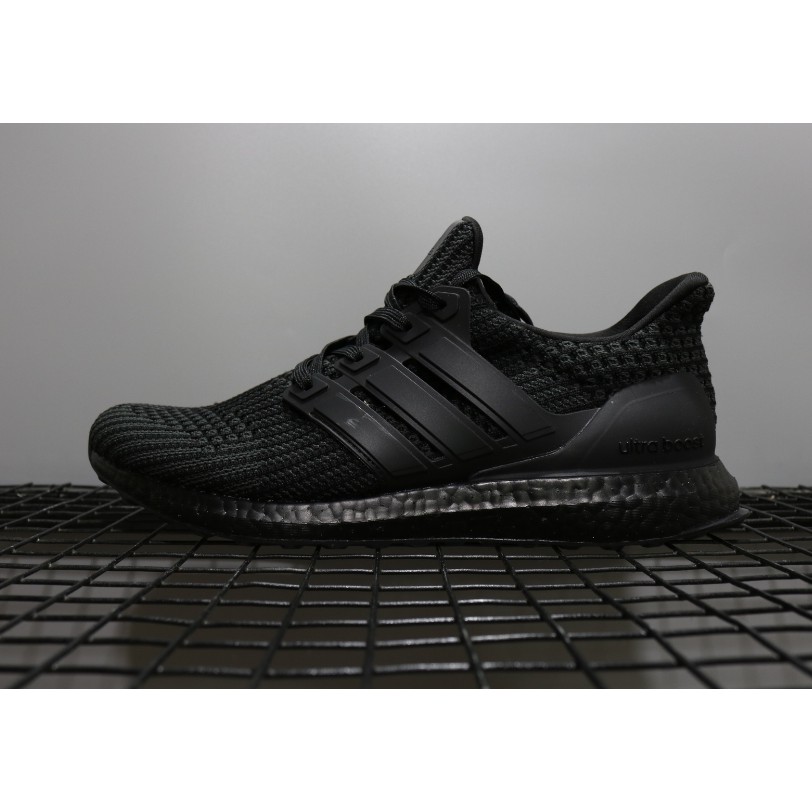 adidas all black running shoes