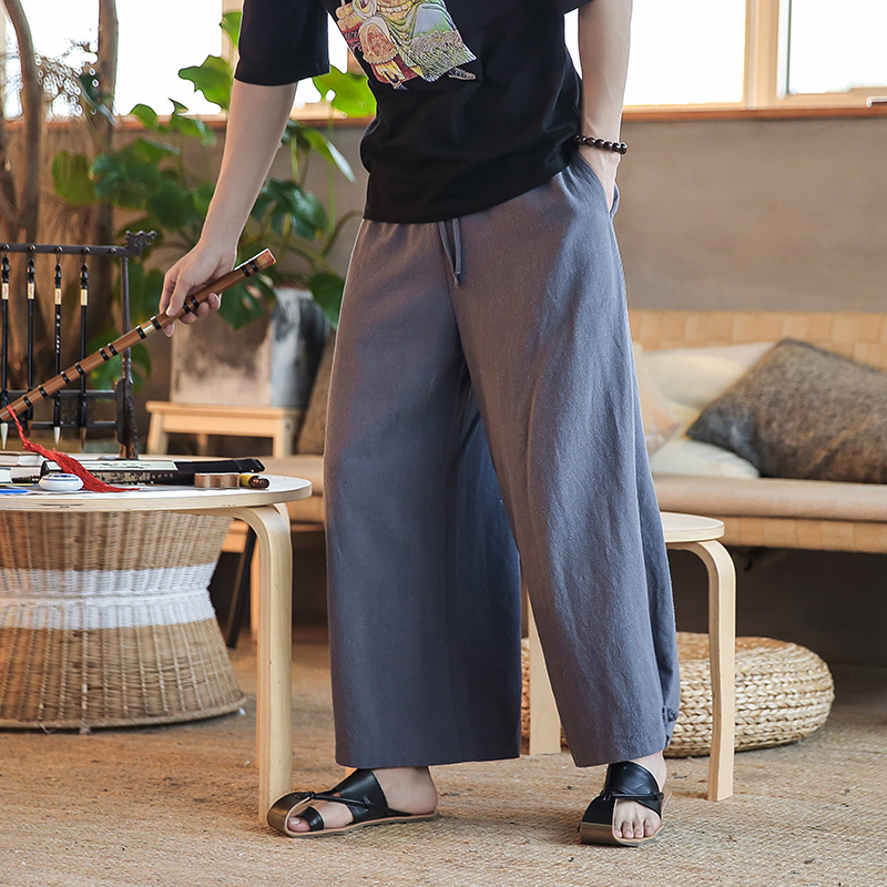 wide leg japanese pants