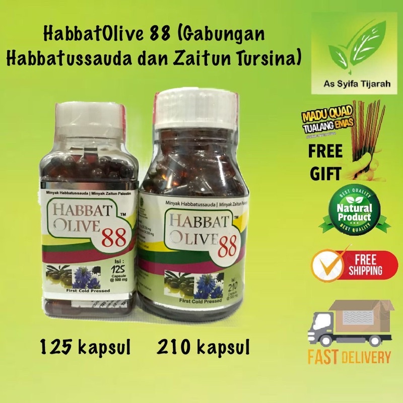 Buy Habbatolive88 Gabungan Habbatussauda Dan Minyak Zaitun Terbaik Seetracker Malaysia