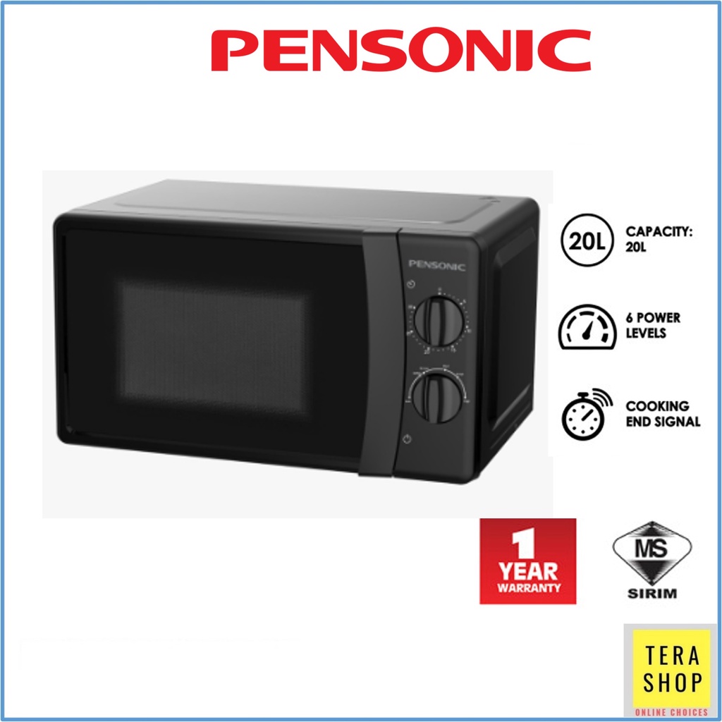 Pensonic PMW2004 20L Microwave Oven Shopee Malaysia