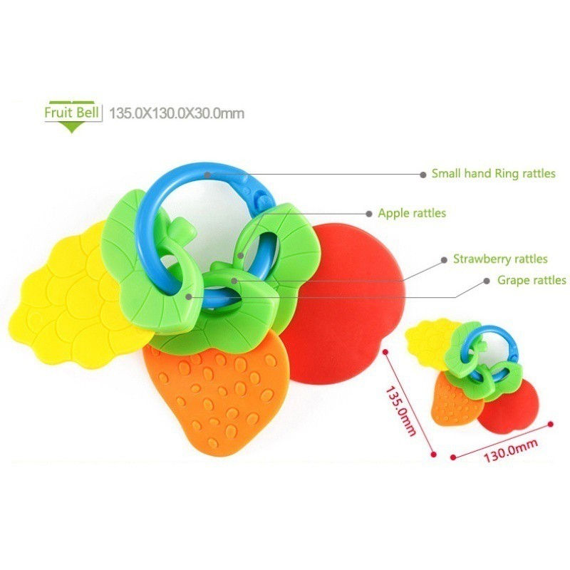 strawberry teether pacifier