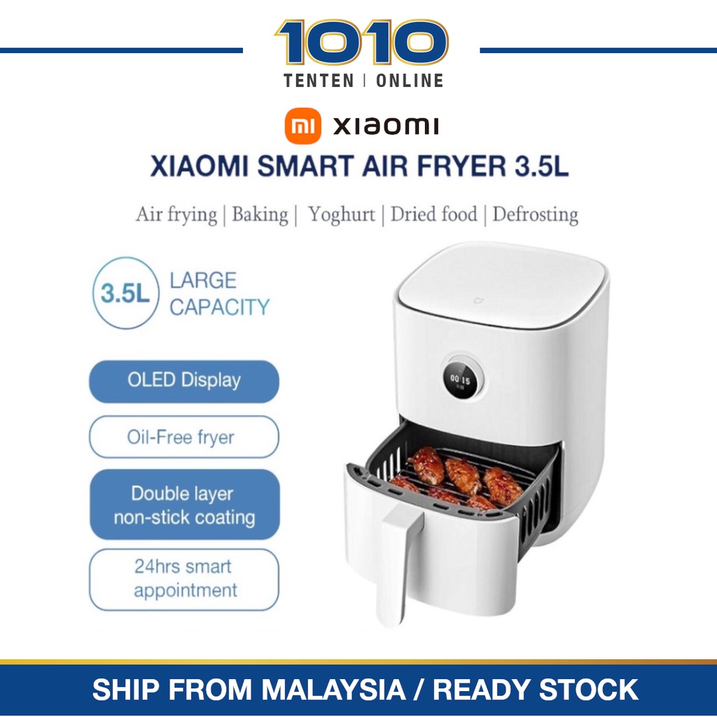 [Global Version] Xiaomi Smart Air Fryer 3.5L Baking Roasting Dehydrating MAF01