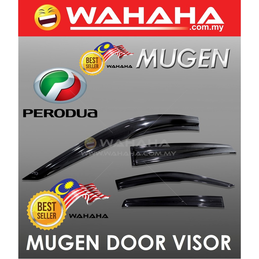 Air Press Window Door Visor MUGEN Wind Deflector Perodua 