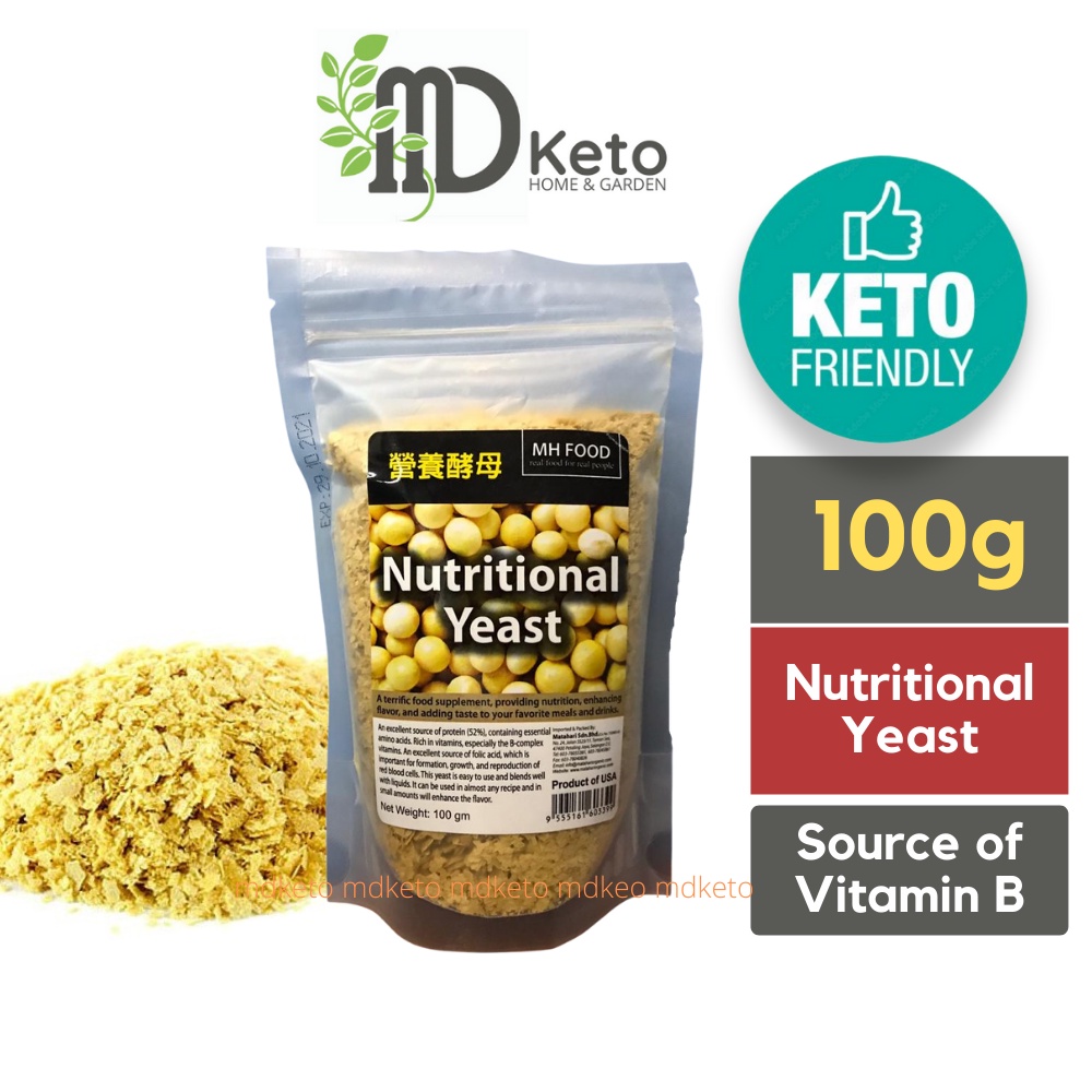 [MD KETO] Nutritional yeast vegan protein many B vitamins trace