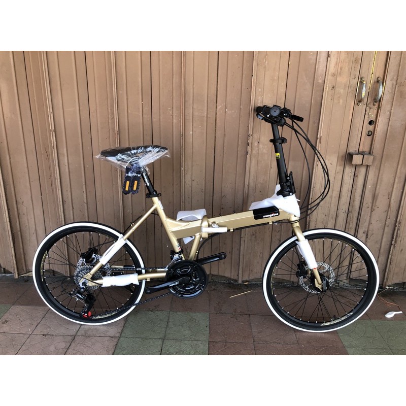 mongoose folding bike 27 speed