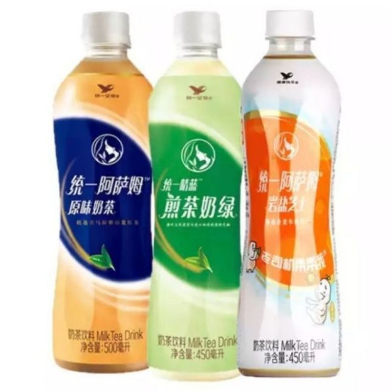 统一阿萨姆奶茶 煎茶奶绿 岩盐芝士milk Tea 500ml Shopee Malaysia