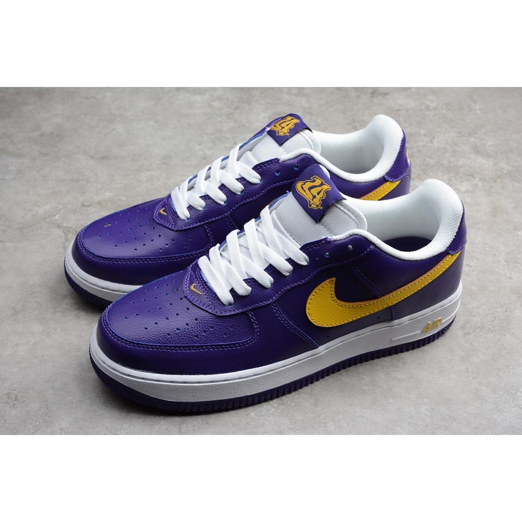 purple and yellow nike air force 1