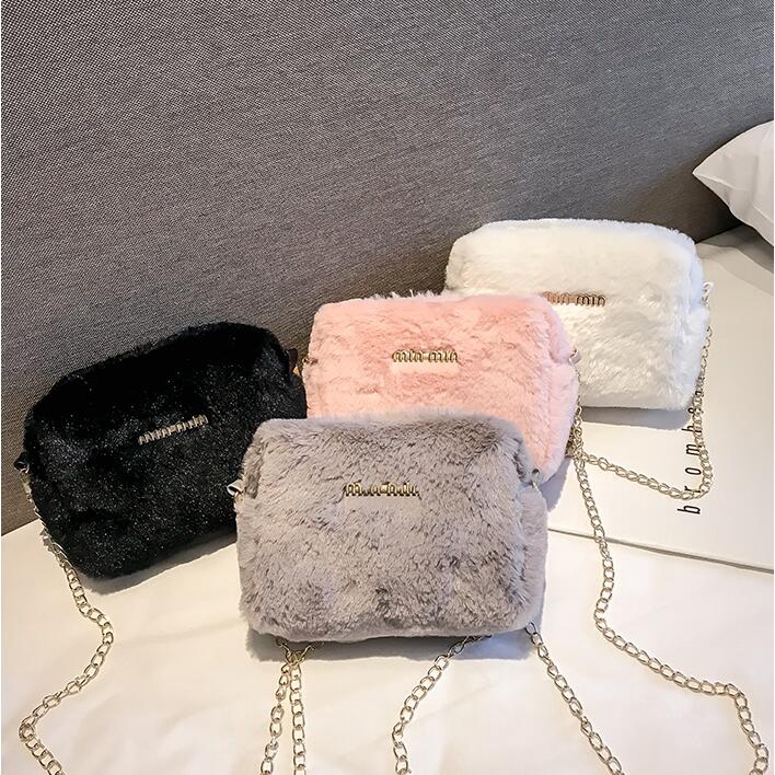 fluffy sling bag