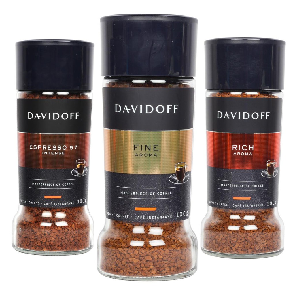 Davidoff coffee Rich Aroma & Fine Aroma & Espresso 57 Intense & 100g ...