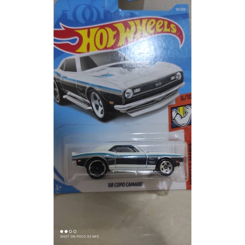 Original Hot Wheels 68’copo Camaro Muscle Mania 