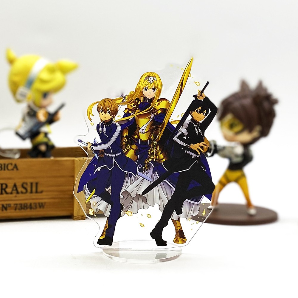 Cute Anime Sword Art Online Alice Asuna Acrylic Stand display Figure model Gift