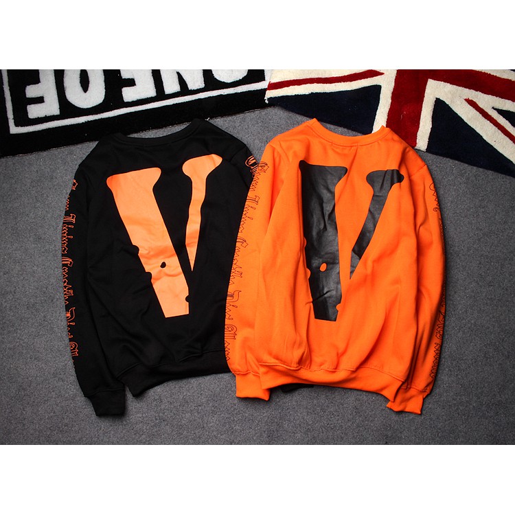 vlone x off white sweater