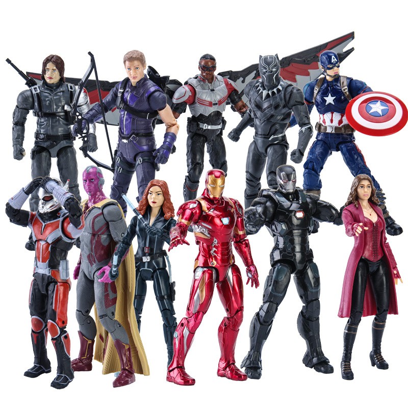 Marvel Avengers Infinity War Captain America 3 Civil War PVC Action Figures  toys | Shopee Malaysia