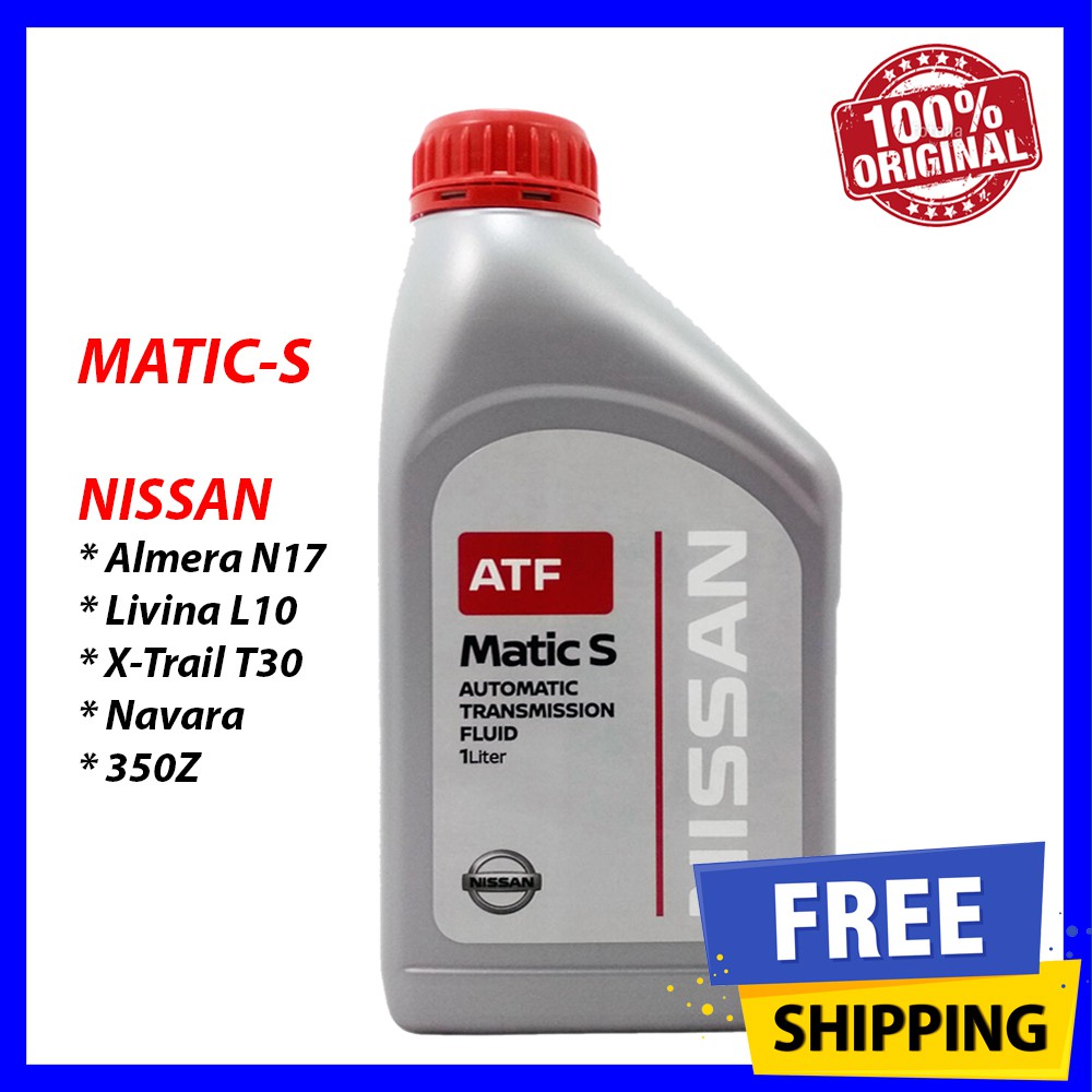 (100% ORIGINAL) Nissan ATF MATIC S Auto Gear Oil (1L) Almera / Livina ...