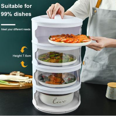 🎁KL STORE✨  Premium Quality 5 Layer Transparent Airhole Stackable Food Dishes