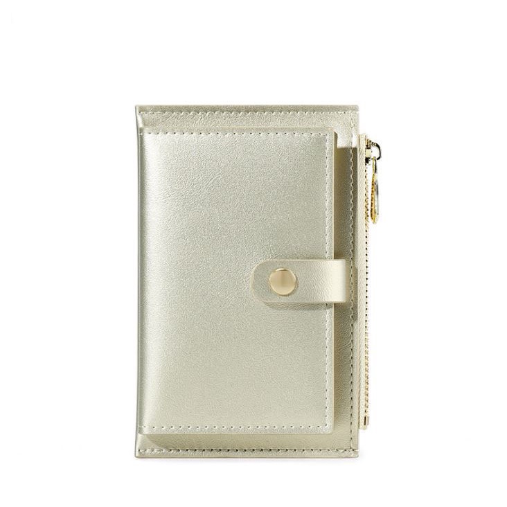 Korean style wallet women pearl color coin purse wristlet dompet perempuan-sarah