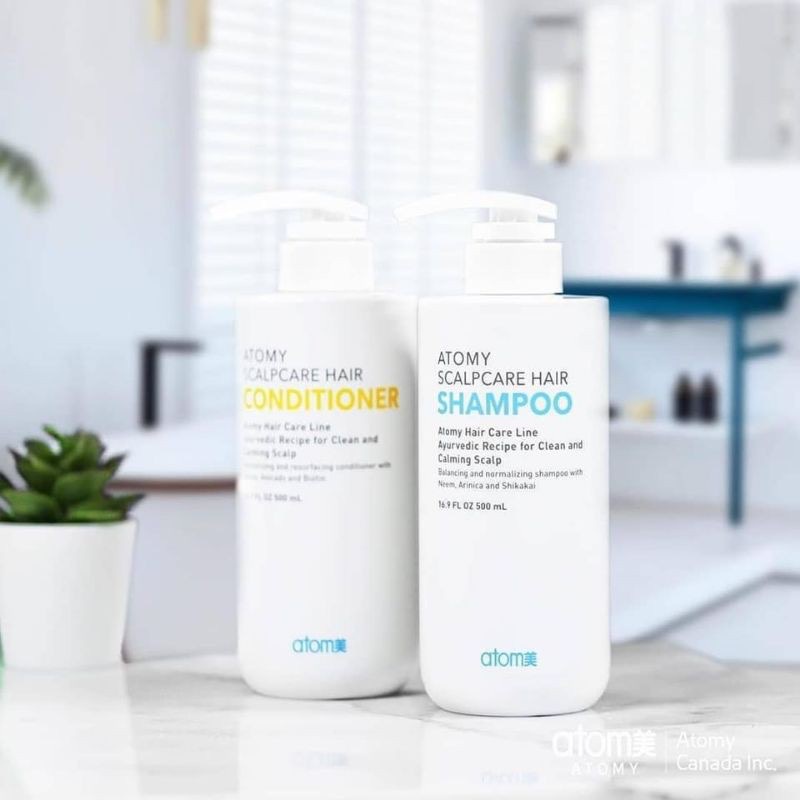READY STOCK Atomy ScalpCare Hair Shampoo + Conditioner + 2 in 1set