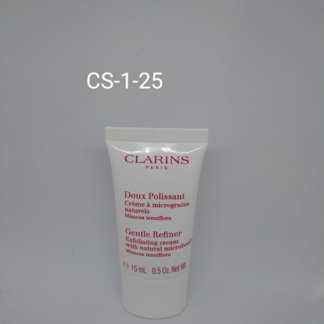 clarins gentle refiner exfoliating cream with natural microbeads